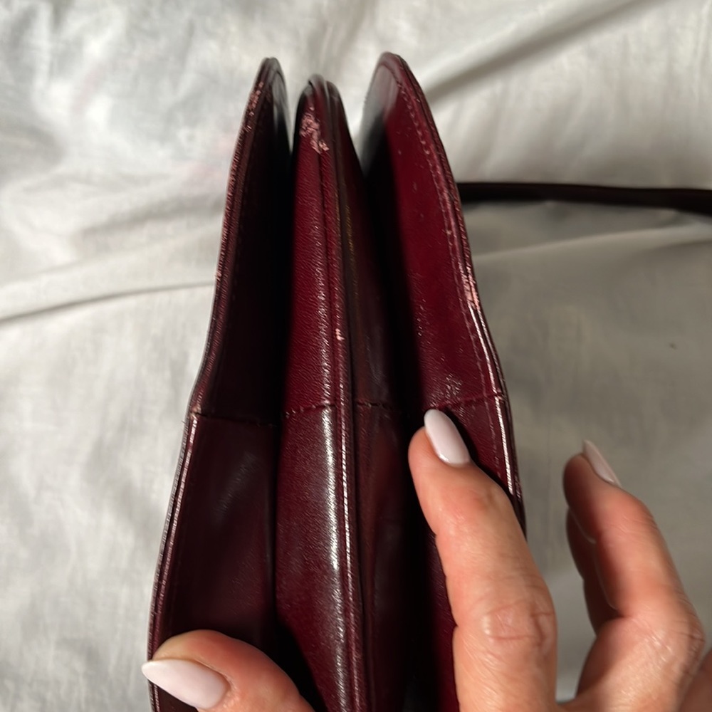 Harrods made in Italy 100% genuine leather vintage cross body bag - Picture 16 of 16